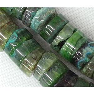 green Agate heishi beads, approx 25mm