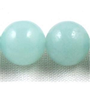 round Amazonite Stone Bead, grade A, 12mm dia, 33pcs per st