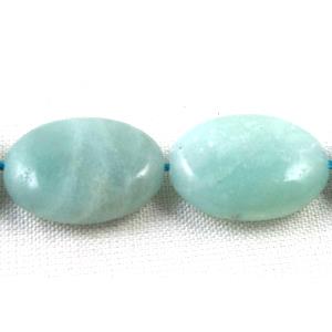 Amazonite Beads, oval, 13x18mm, approx 22pcs per st