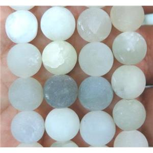 New Mountain Jade Beads, matte, round, approx 14mm dia