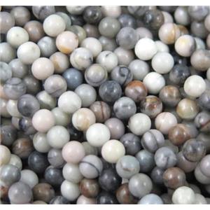 tiny Picasso Jasper beads, round, approx 3mm dia, 130pcs per st