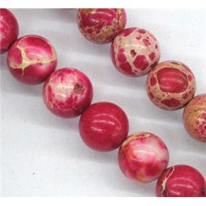 red Sea Sediment Jasper beads, round, approx 10mm dia