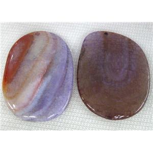 agate stone pendant, approx 40-70mm