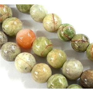 ocean jasper beads, round, 14mm dia, approx 28pcs per st