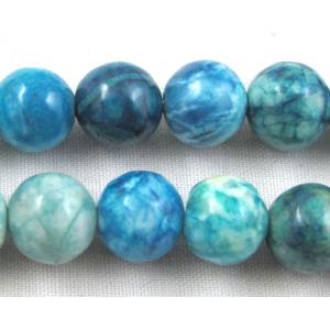 Round Gemstone, dye, 20mm dia, approx 20pcs per st