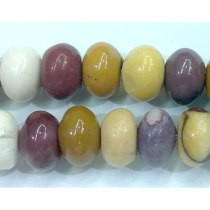 Mookaite jasper Bead, rondelle, 5x8mm, 80pcs per st