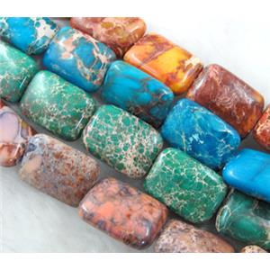 Sea Sediment Jasper, mixed color, 13x18mm, 22pcs per st