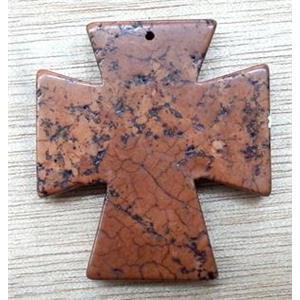 Cross Turquoise Pendant, stability, 70x80mm