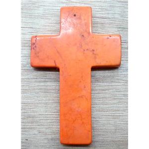 Cross Turquoise Pendant, stability, 50x70mm