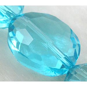 Crystal Glass Beads,  faceted, 16x20mm, 18pcs per st