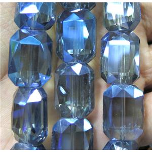 chinese crystal glass bead, faceted, approx 13x18mm, 18pcs per st