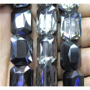 chinese crystal glass bead, faceted, approx 13x18mm, 18pcs per st