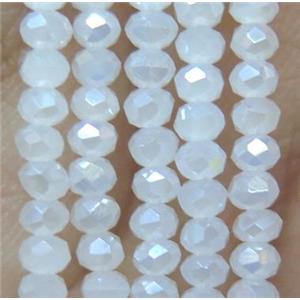 chinese crystal glass bead, faceted rondelle, approx 2mm, 200pcs per st