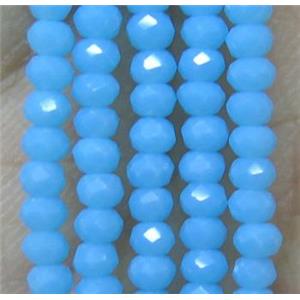 chinese crystal glass bead, faceted rondelle, approx 2mm, 200pcs per st