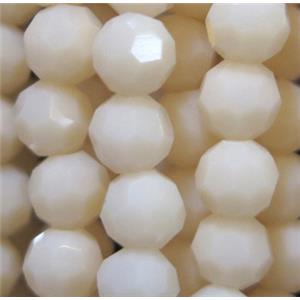 chinese crystal bead, faceted round, approx 4mm dia, 100pcs per st