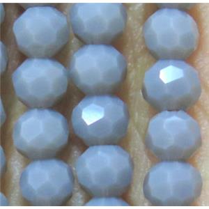 chinese crystal bead, faceted round, approx 4mm dia, 100pcs per st