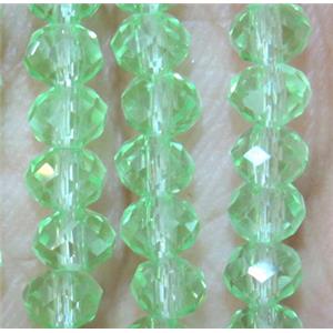 chinese crystal bead, faceted rondelle, approx 4x6mm. 100 pcs per st