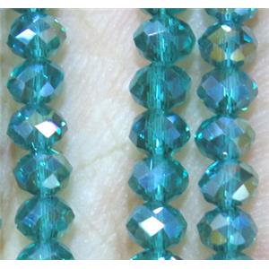 chinese crystal bead, faceted rondelle, approx 3x4mm, 150 pcs per st