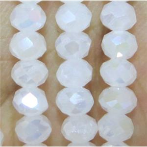 chinese crystal bead, faceted rondelle, approx 4x6mm. 100 pcs per st