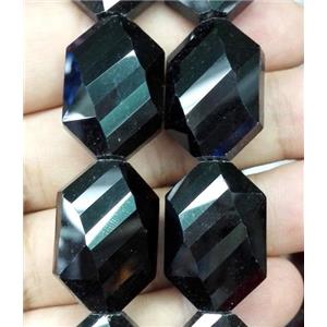 Chinese crystal bead, faceted, approx 18x25mm, 15pcs per st