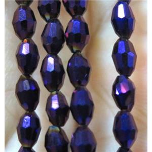 Chinese Crystal Beads, faceted oval, approx 3x5mm. 100pcs per st