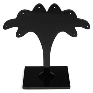 Black Jewelry Earring Display Carrier, 1set(3pcs): 7.5x8.5cm, 7.5x10.5cm, 7.5x12.5cm