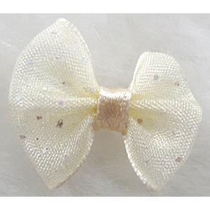 bowknot, Organza butterfly flower, 22x25mm