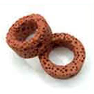 Lava bead, rondelle, 20x8mm, 20pcs per st