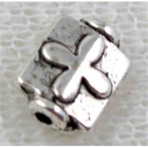 Tibetan Silver Spacer Non-Nickel, 7x9.5mm, thick:3.5mm