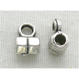 Tibetan Silver Spacer Non-Nickel, 4.5x6.5mm, 3mm hole