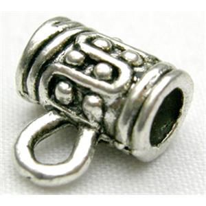 Tibetan Silver Hanger Non-Nickel, 6x10mm