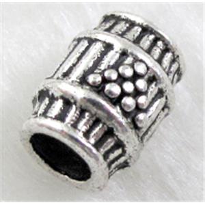 bead, Tibetan Silver Non-Nickel, 9x11mm, hole:5mm
