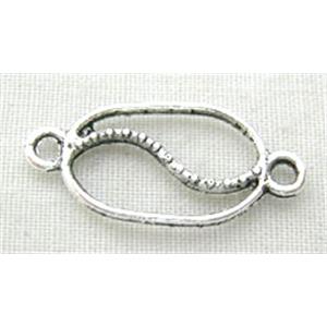 Tibetan Silver Connector Non-Nickel, 9x19mm