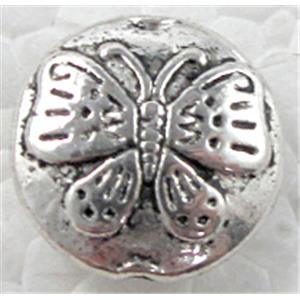 Tibetan Silver Spacer Non-Nickel, 12mm dia, 4.5mm thick