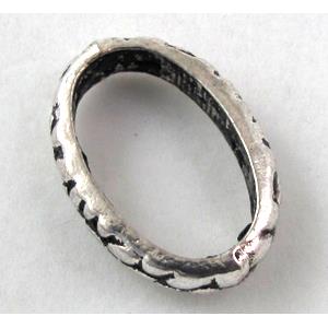 Connector, tibetan silver Non-Nickel, 14x20mm