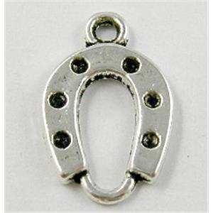 Tibetan Silver Charm pendant Non-Nickel, 16x18mm