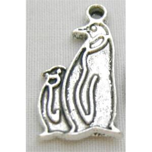 Tibetan Silver Penguin Non-Nickel, 10x19mm