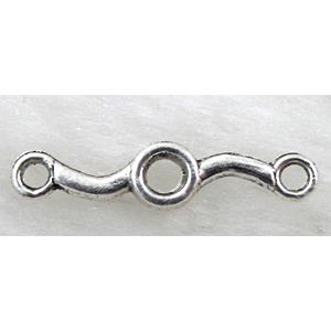 Branch Connector, tibetan silver Non-Nickel, 24mm length