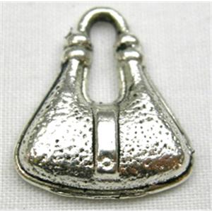 Tibetan Silver bag non-nickel, 15mm wide