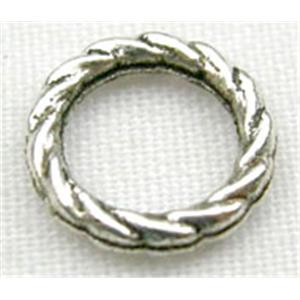 Tibetan Silver Spacers Non-Nickel, 8mm diameter