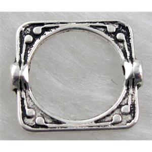 Tibetan Silver Spacers Non-Nickel, 14x14mm