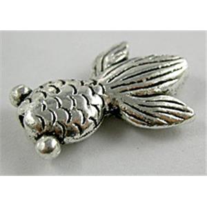 Tibetan Silver Zinc fish Non-Nickel, 23x16mm