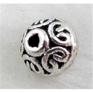 Tibetan Silver Spacers Non-Nickel, 7mm dia