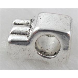 bead, Tibetan Silver Spacer Non-Nickel, 8x12mm,hole:4.5mm