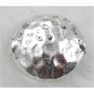 Tibetan Silver Spacers Non-Nickel, 17mm dia, 7.5mm thin