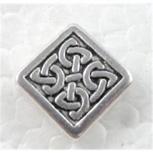 Tibetan Silver Spacer Non-Nickel, 10x10mm