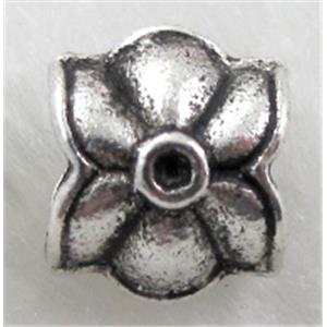 bead, Tibetan Silver Spacer Non-Nickel, 9.5x11x9mm,hole:6mm