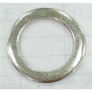 tibetan silver ring connector non-nickel, approx 34mm dia
