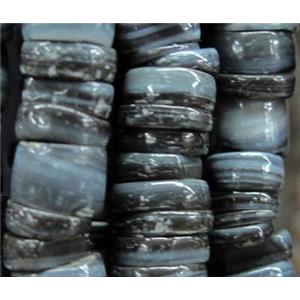 heishi, Fresh water shell bead, approx 5-6mm, 40cm length