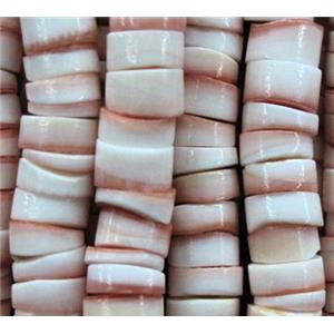 heishi, Fresh water shell bead, approx 5-6mm, 40cm length